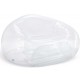 Intex 66500NP - Poltrona Gonfiabile Beanless Bag Trasparente, 137x127x74 cm